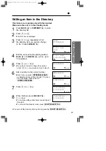 Предварительный просмотр 57 страницы Panasonic KX-TC1871ALB Operating Instructions Manual