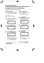 Предварительный просмотр 58 страницы Panasonic KX-TC1871ALB Operating Instructions Manual