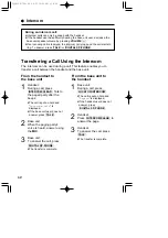 Предварительный просмотр 60 страницы Panasonic KX-TC1871ALB Operating Instructions Manual