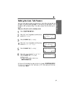 Preview for 21 page of Panasonic KX-TC1871CB Operating Instructions Manual
