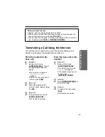 Preview for 57 page of Panasonic KX-TC1871CB Operating Instructions Manual