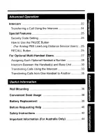 Preview for 3 page of Panasonic KX-TC187al-w Operating Instructions Manual