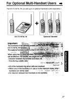 Preview for 24 page of Panasonic KX-TC187al-w Operating Instructions Manual