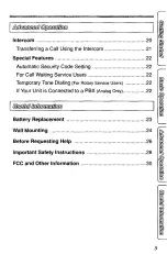 Preview for 5 page of Panasonic KX-TC187B Operating Instructions Manual