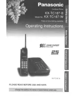 Panasonic KX-TC187B User Manual preview