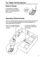 Preview for 3 page of Panasonic KX-TC187B User Manual