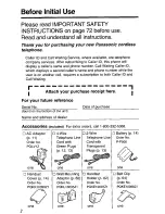 Предварительный просмотр 2 страницы Panasonic KX-TC1881B User Manual