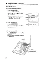 Предварительный просмотр 24 страницы Panasonic KX-TC1891B Operating Insructions