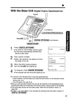 Предварительный просмотр 35 страницы Panasonic KX-TC1891B Operating Insructions