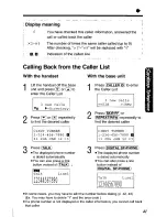 Предварительный просмотр 41 страницы Panasonic KX-TC1891B Operating Insructions