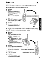 Предварительный просмотр 61 страницы Panasonic KX-TC1891B Operating Insructions