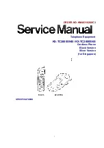 Предварительный просмотр 1 страницы Panasonic KX-TC2000SNB Service Manual