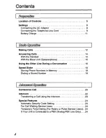 Preview for 4 page of Panasonic KX-TC282B User Manual