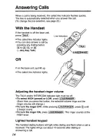 Preview for 14 page of Panasonic KX-TC282B User Manual