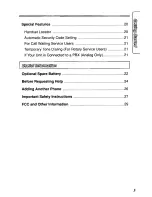 Предварительный просмотр 5 страницы Panasonic KX-TC903W User Manual