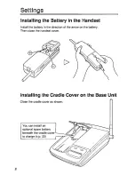 Предварительный просмотр 8 страницы Panasonic KX-TC903W User Manual