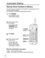 Предварительный просмотр 16 страницы Panasonic KX-TC903W User Manual