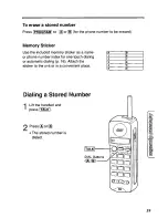 Предварительный просмотр 19 страницы Panasonic KX-TC903W User Manual