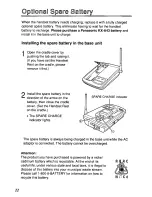 Предварительный просмотр 22 страницы Panasonic KX-TC903W User Manual