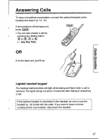 Предварительный просмотр 17 страницы Panasonic KX-TC904W User Manual