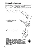 Предварительный просмотр 22 страницы Panasonic KX-TC904W User Manual