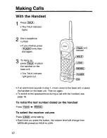 Предварительный просмотр 12 страницы Panasonic KX-TC911B User Manual