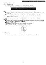 Preview for 7 page of Panasonic KX-TCA130CXS Service Manual