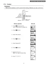 Предварительный просмотр 83 страницы Panasonic KX-TCA130FXS Service Manual