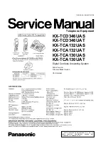 Panasonic KX-TCA130UAS Manual предпросмотр