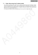 Предварительный просмотр 29 страницы Panasonic KX-TCA151AXM Service Manual