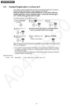 Предварительный просмотр 42 страницы Panasonic KX-TCA151AXM Service Manual