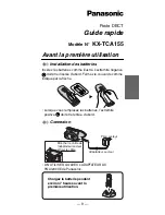 Preview for 9 page of Panasonic KX-TCA155 Quick Manual