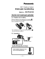 Preview for 12 page of Panasonic KX-TCA155 Quick Manual