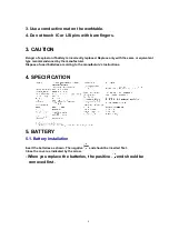 Предварительный просмотр 4 страницы Panasonic KX-TCA155CE Service Manual