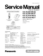 Предварительный просмотр 1 страницы Panasonic KX-TCA181FXS Service Manual