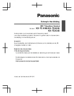 Preview for 81 page of Panasonic KX-TCA185 Getting Ready