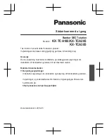 Preview for 113 page of Panasonic KX-TCA185 Getting Ready