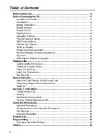 Preview for 2 page of Panasonic KX-TCA255 Operating Instructions Manual