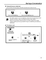 Предварительный просмотр 23 страницы Panasonic KX-TCA255 Operating Instructions Manual