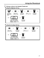 Предварительный просмотр 27 страницы Panasonic KX-TCA255 Operating Instructions Manual