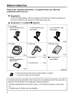 Предварительный просмотр 4 страницы Panasonic KX-TCA355 Operating Instructions Manual