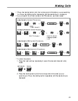 Предварительный просмотр 21 страницы Panasonic KX-TCA364 Operating Instructions Manual