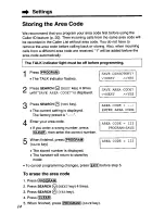 Preview for 14 page of Panasonic KX-TCC106B User Manual