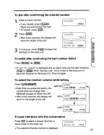 Preview for 17 page of Panasonic KX-TCC106B User Manual