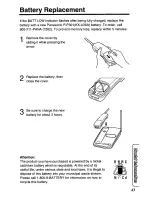 Preview for 43 page of Panasonic KX-TCC106B User Manual