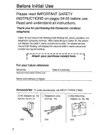 Preview for 2 page of Panasonic KX-TCC116B User Manual