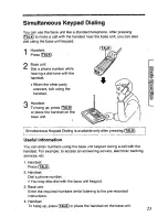 Предварительный просмотр 23 страницы Panasonic KX-TCC116B User Manual