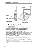 Предварительный просмотр 44 страницы Panasonic KX-TCC116B User Manual