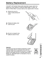 Предварительный просмотр 49 страницы Panasonic KX-TCC116B User Manual