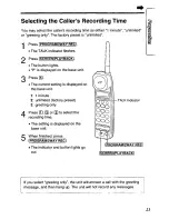 Preview for 21 page of Panasonic KX-TCC425B User Manual